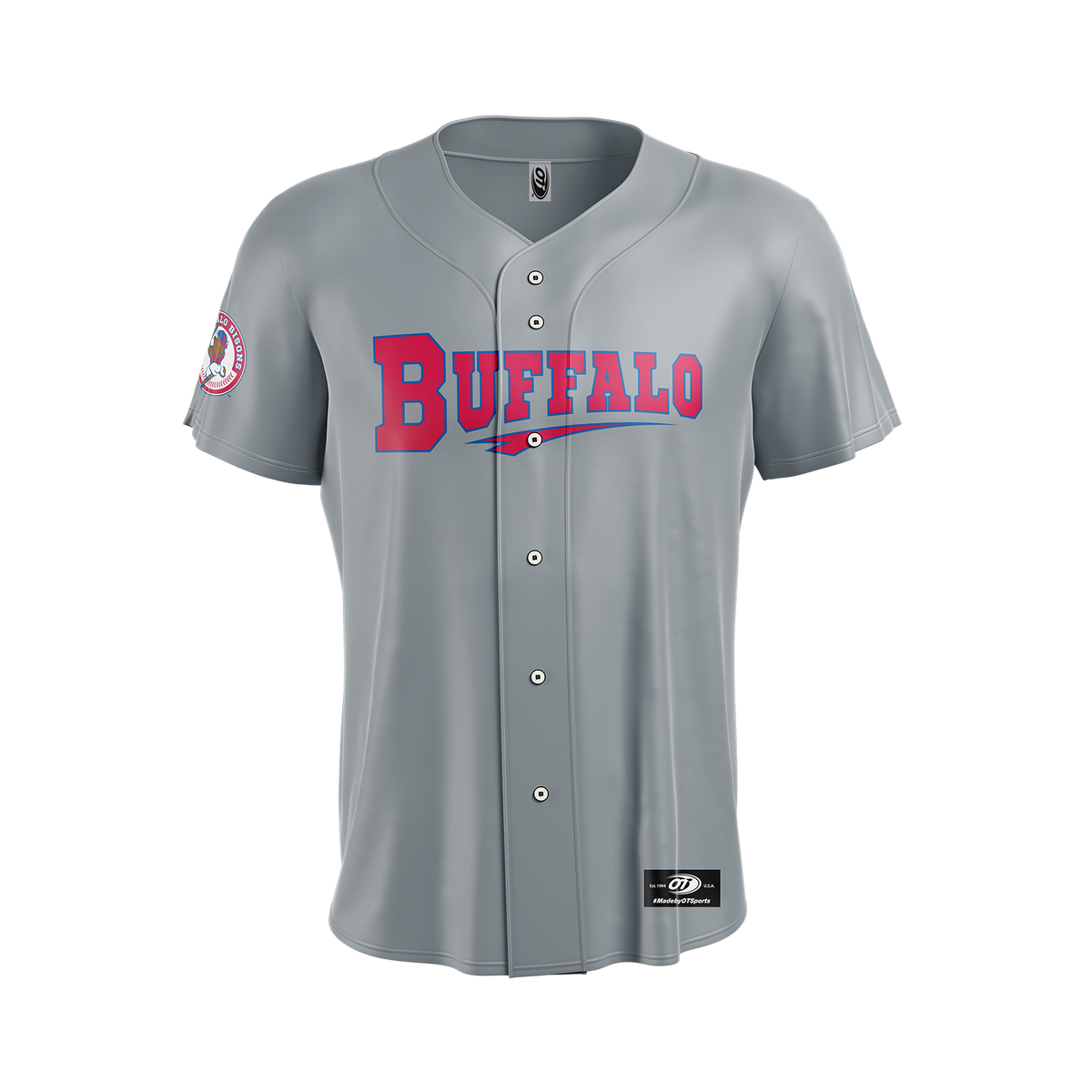Buffalo Bisons Sublimated Road Replica Jersey – Buffalo Bisons