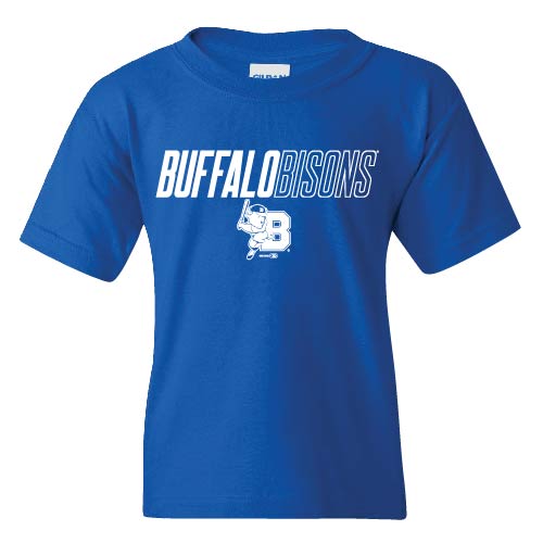 Buffalo Bisons Youth Royal Variance Tee