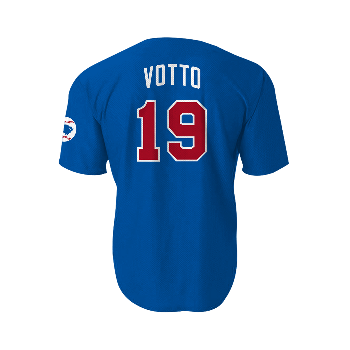 Buffalo Bisons Alt Royal Joey Votto Sublimated Replica Jersey