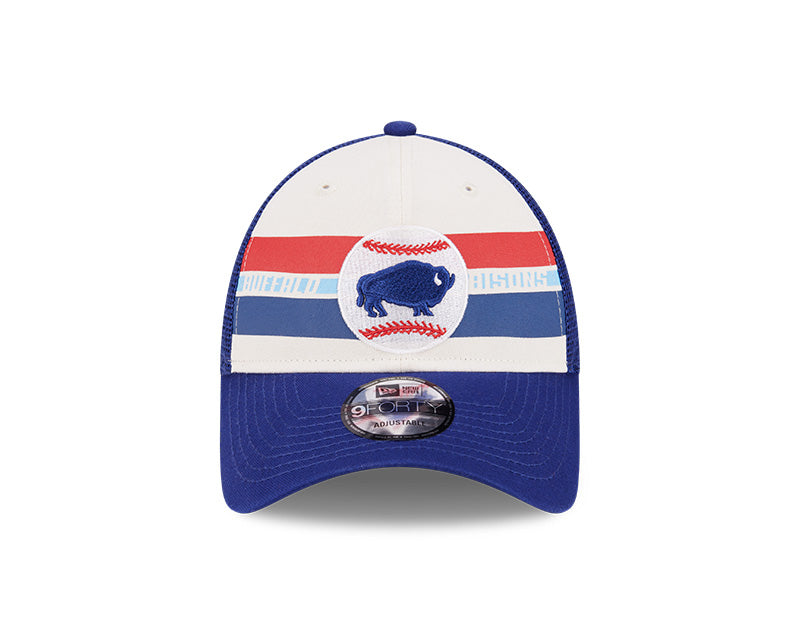 Buffalo Bisons Alt Team Stripe 940 Adjustable Cap Buffalo Bisons
