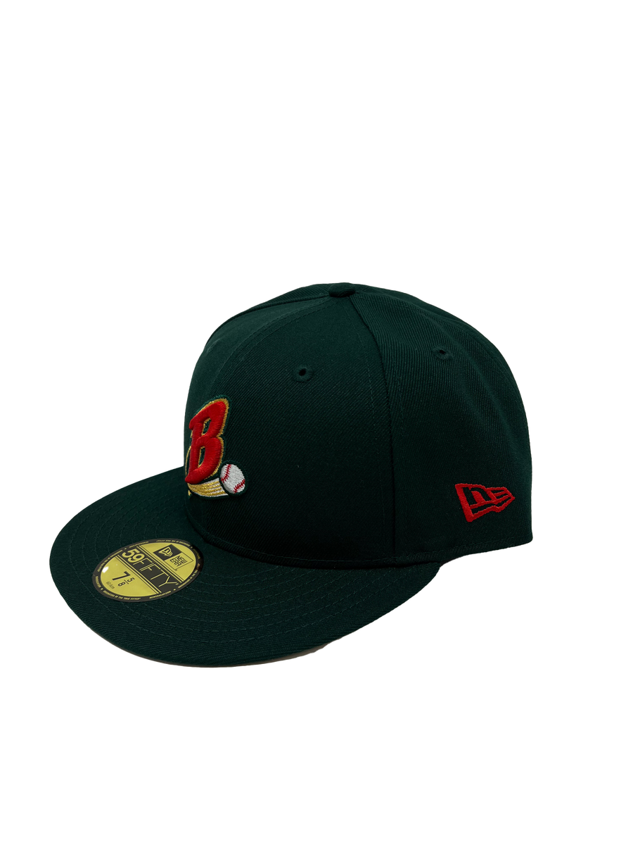 Buffalo Bisons Retro Swoosh Dk Green 5950 Cap – Buffalo Bisons ...