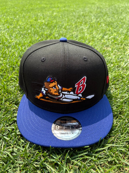 【USA製】 Buffalo Bisons 1949 キャップ2点 Buffalo Bisons Reverse Retro Royal Black 950 Snapback Adjustable