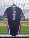 Buffalo Bisons Autographed & Game Worn Sublimated Hockey Black Jersey - Josh Kasevich #3 Size 46