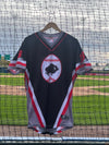 Buffalo Bisons Autographed & Game Worn Sublimated Hockey Black Jersey - Brandon Valenzuela #21 Size 46