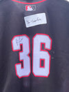 Buffalo Bisons Autographed & Game Worn Sublimated Hockey Black Jersey - Joey Loperfido #36 Size 46