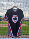 Buffalo Bisons Autographed & Game Worn Sublimated Hockey Black Jersey - Justin Bruihl #58 Size 46