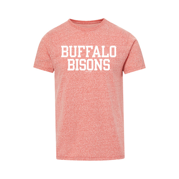 Buffalo Bisons Heather Red Bradley Tee