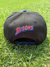 Buffalo Bisons Reverse Retro Royal Black 950 Snapback Adjustable Cap