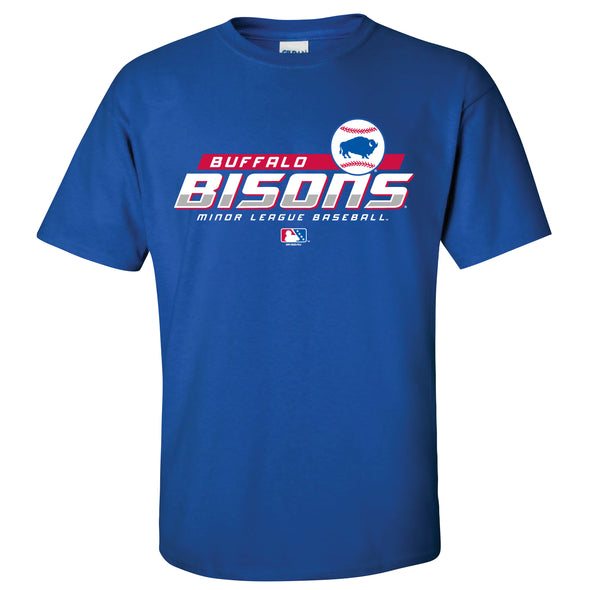 Buffalo Bisons Youth Royal Eras Tee