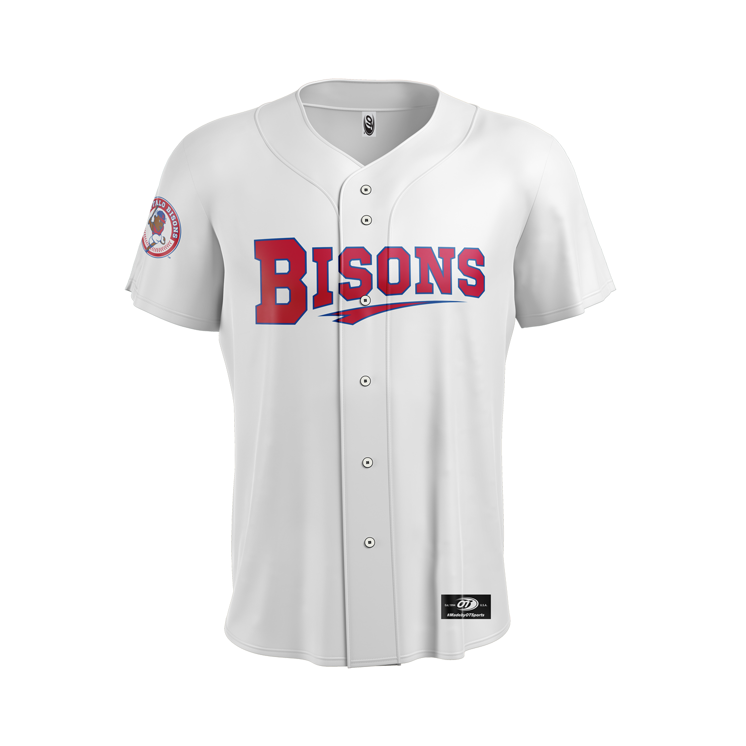 Buffalo Bisons Sublimated Home Replica Jersey – Buffalo Bisons
