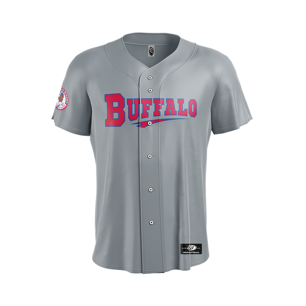 Buffalo Bisons Sublimated Road Replica Jersey – Buffalo Bisons
