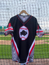 Buffalo Bisons Autographed & Game Worn Sublimated Hockey Black Jersey - Joey Loperfido #36 Size 46