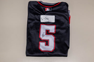 Buffalo Bisons Autographed & Game Worn Sublimated Hockey Black Jersey - Jonatan Clase #5 Size 44