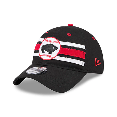 Buffalo Bisons Hockey Black Stripe 920 Adjustable Cap