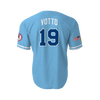 PRE-ORDER Buffalo Bisons Alt Lt Blue Joey Votto Sublimated Replica Jersey