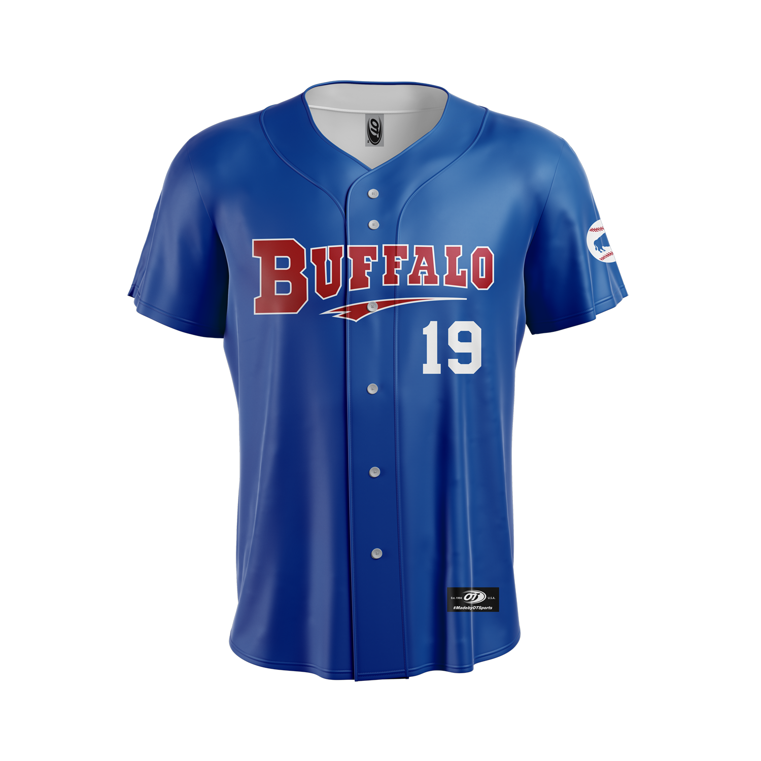 Buffalo Bisons Alt Royal Joey Votto Sublimated Replica Jersey Large