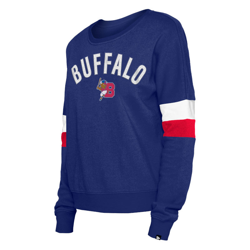 New Era Buffalo Bisons Ladies Ne Game Day Crewneck Small