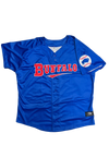 Buffalo Bisons Youth Sublimated Alt Royal Replica Jersey