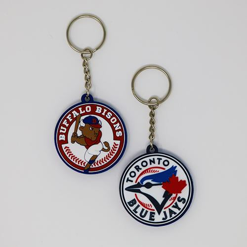 Buffalo Bisons Bisons Jays Dual Sided Affiliate Keychain