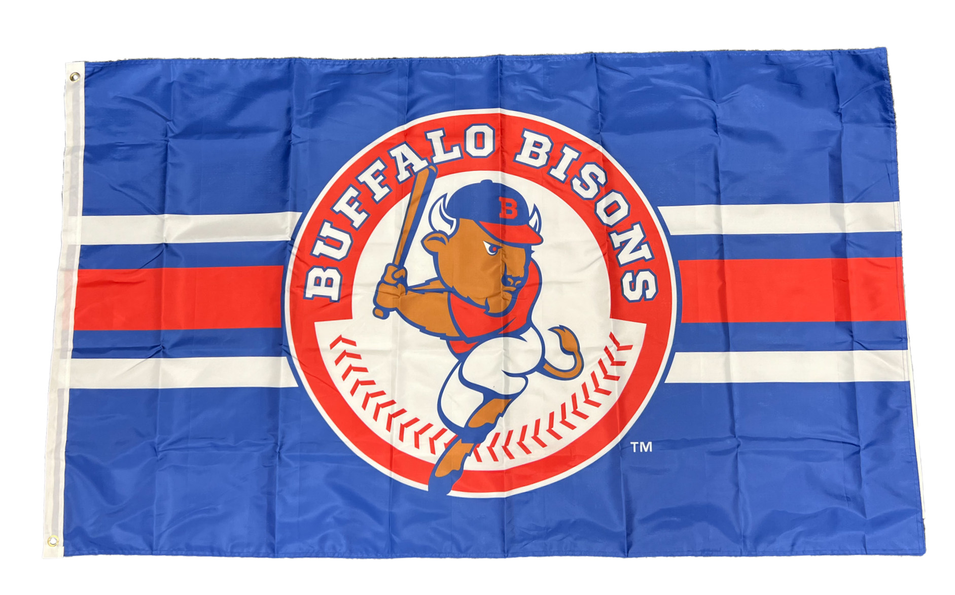 Buffalo Bisons 3' x 5' Double Sided Striped Primary Flag – Buffalo Bisons  Official Store