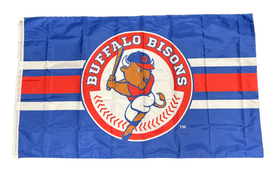 Buffalo Bisons 3' x 5' Double Sided Striped Primary Flag