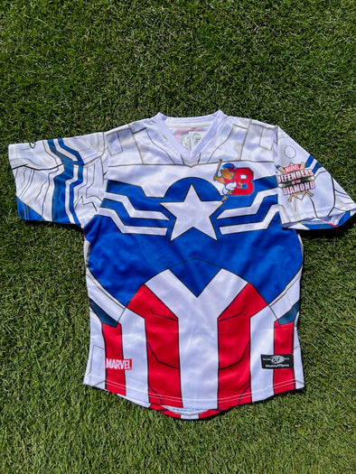 Buffalo Bisons Youth Marvel America Replica Jersey