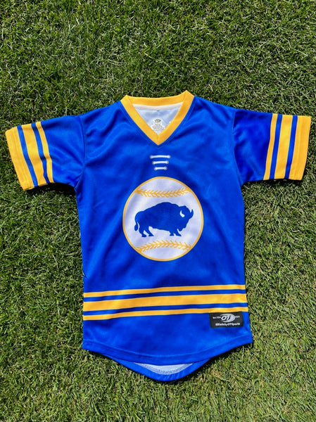 Buffalo Bisons Youth 2019 Royal Hockey Night Replica Jersey